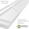 Ekena Millwork True Fit PVC Shaker Fixed Mount Shutters, Hailstorm Gray, 18W x 28H, PR TFP001SK18X028ST - alternate 13